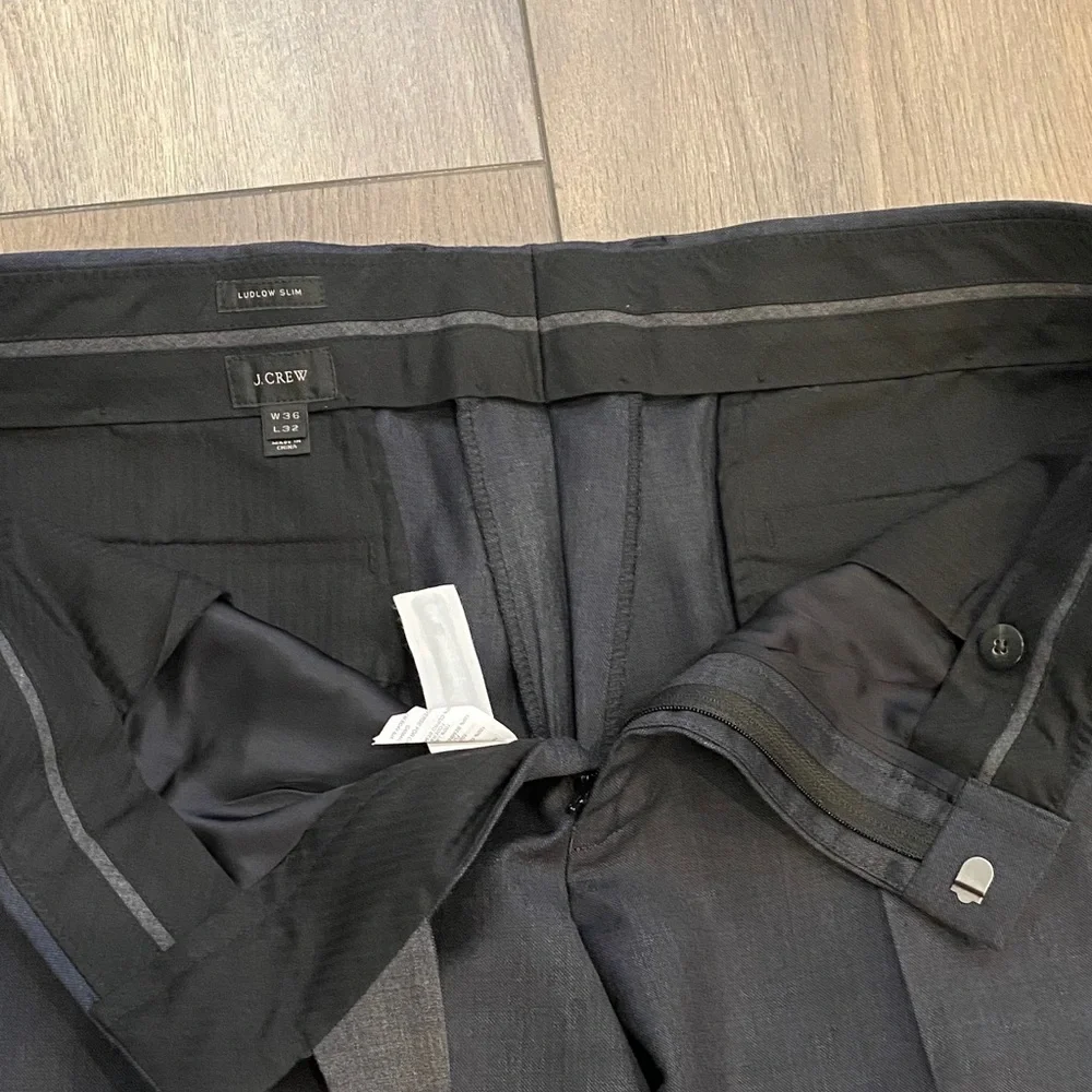 J. Crew Ludlow Slim Wool Dress Pants for Men